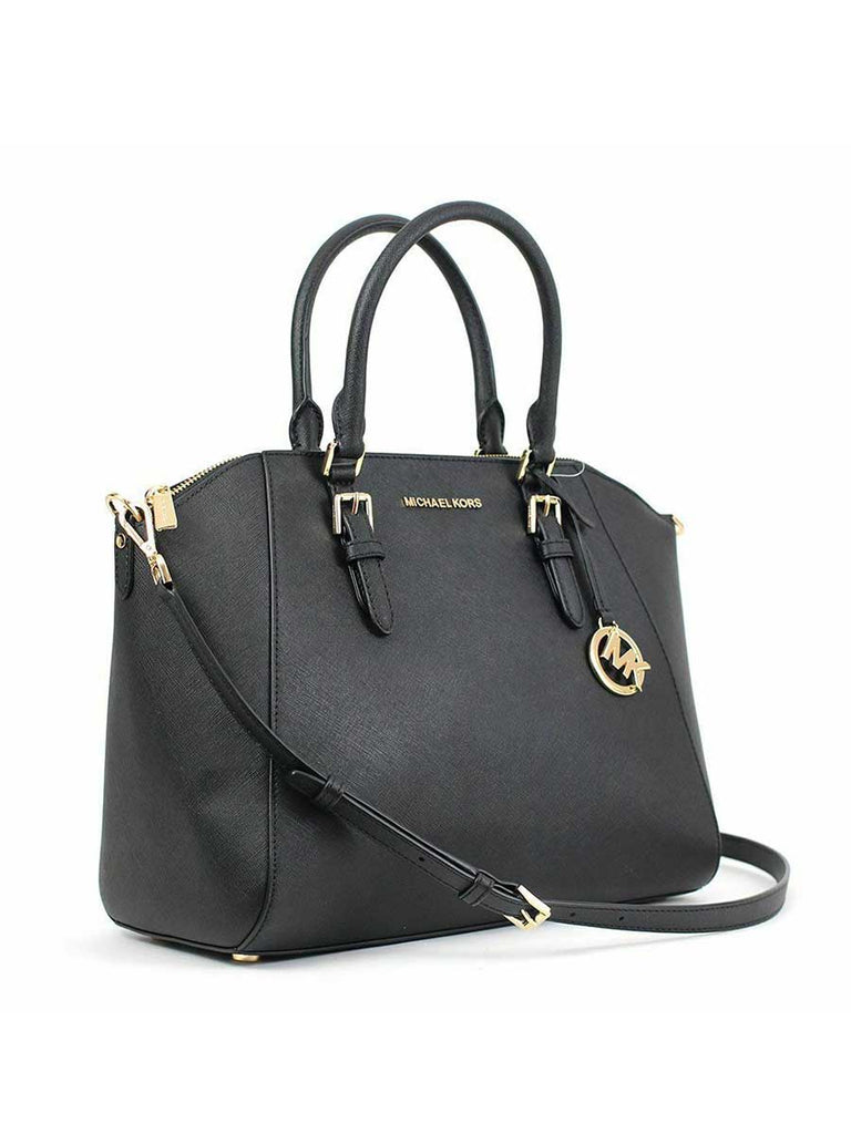 michael kors black satchel