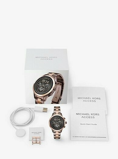 michael kors runway rose gold smartwatch