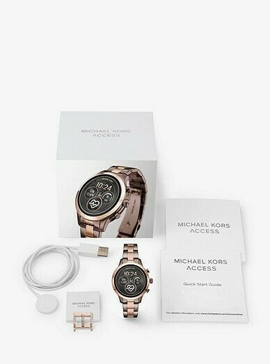 runway rose gold smartwatch