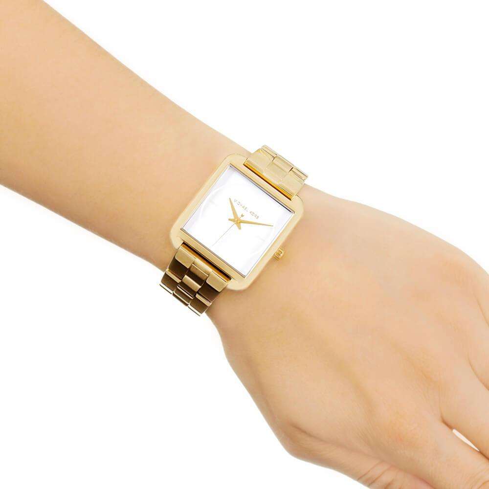 michael kors lake gold tone watch