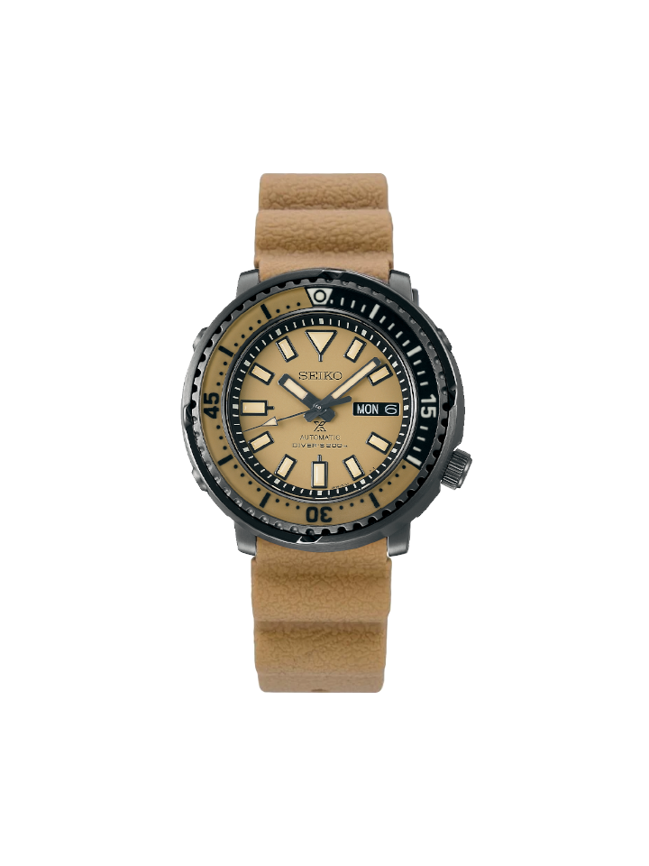 Seiko Prospex SRPE29K1 Street Series Automatic Beige Dial Rubber Strap –  Balilene