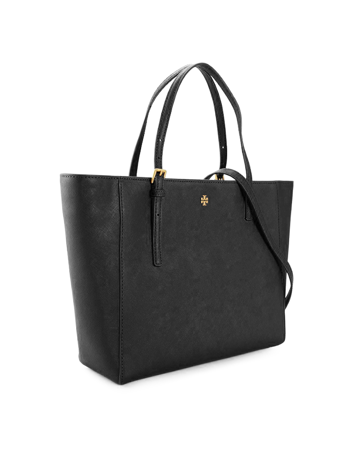 Tory Burch Emerson Small Tote Black – Balilene