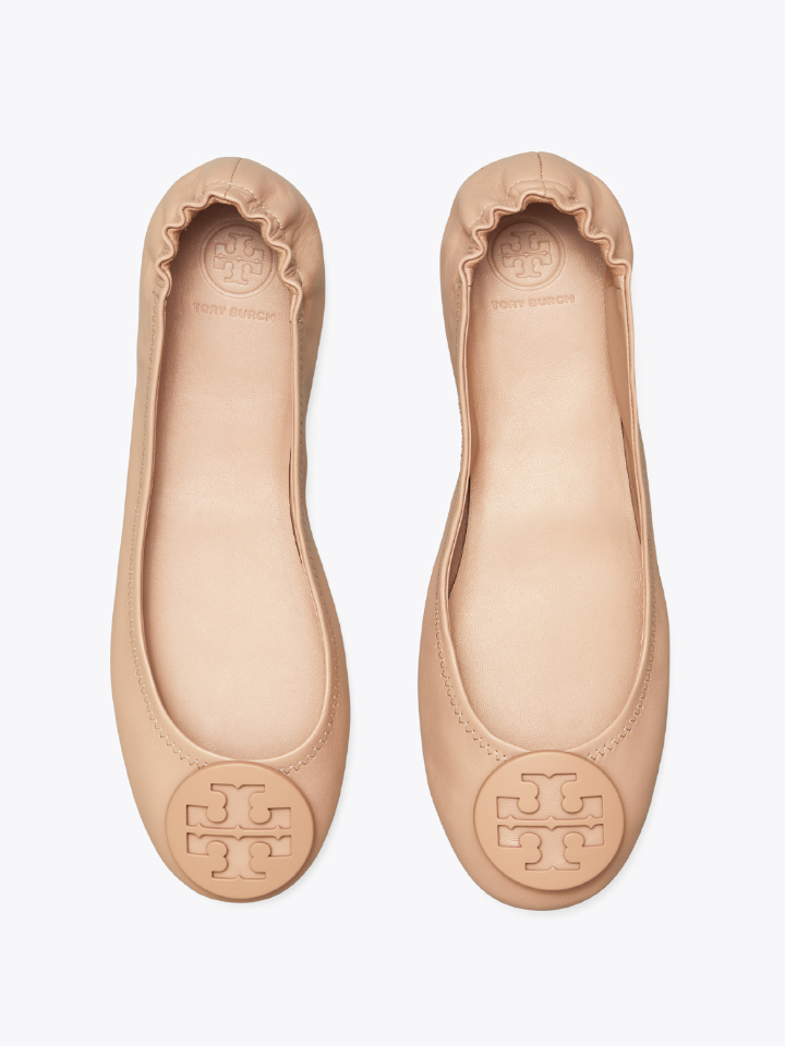 Tory Burch 51158251 Minnie Travel Ballet With Soft Logo Nappa Leather –  Balilene