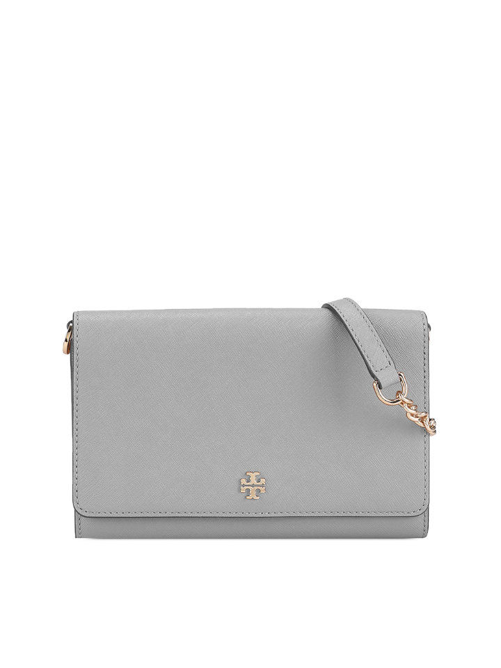 tory burch french grey wallet