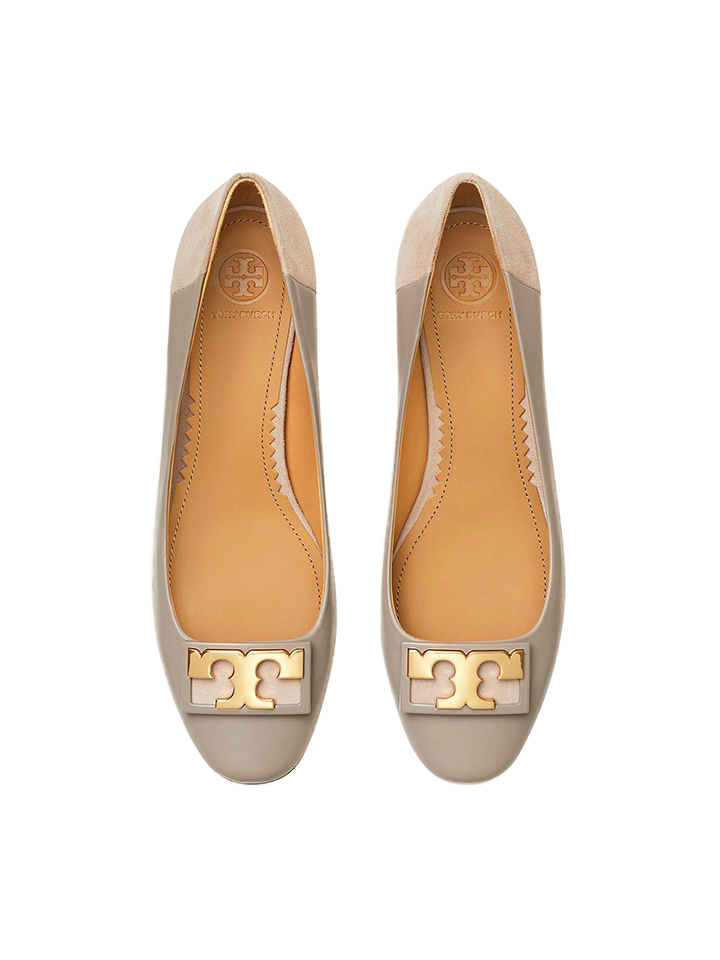 Arriba 82+ imagen round toe tory burch flats