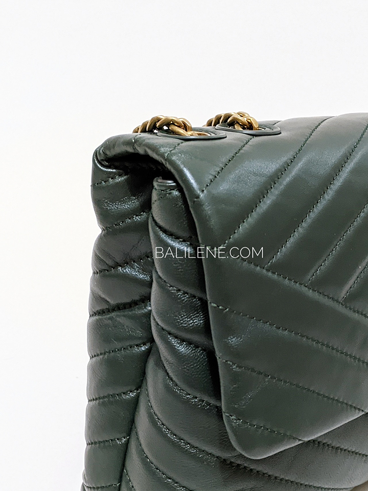Tory Burch 58465 Kira Chevron Convertible Shoulder Bag Sycamore – Balilene