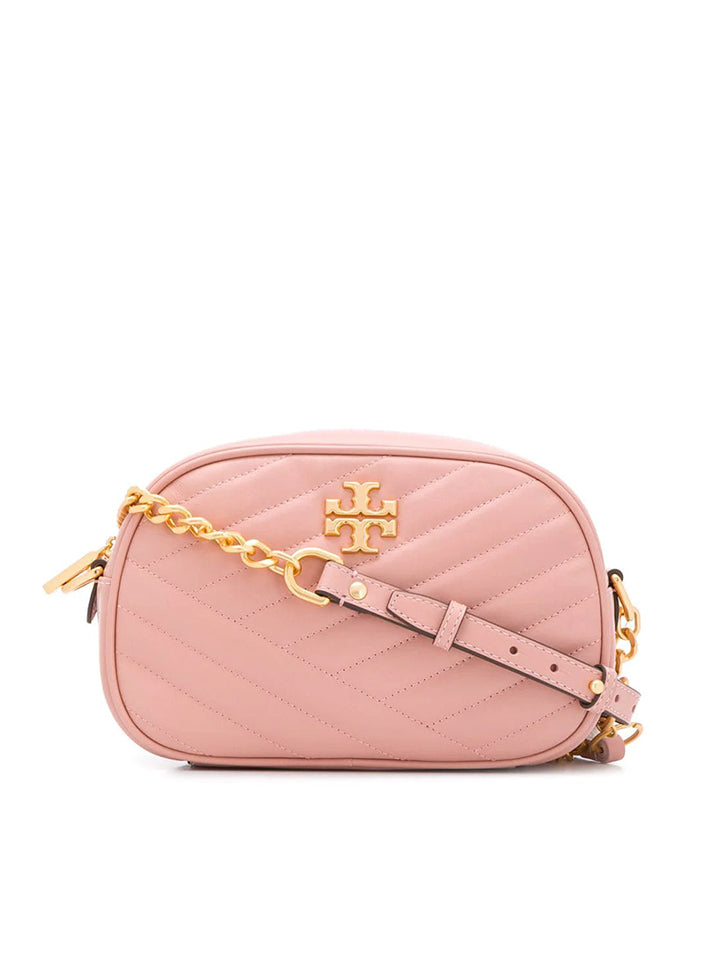 tory burch kira chevron small camera bag pink moon