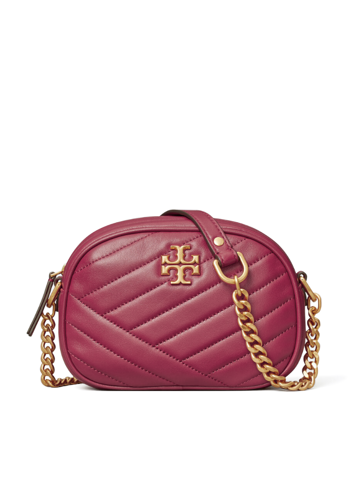 Tory Burch 60227 Kira Chevron Small Camera Bag Garnet – Balilene