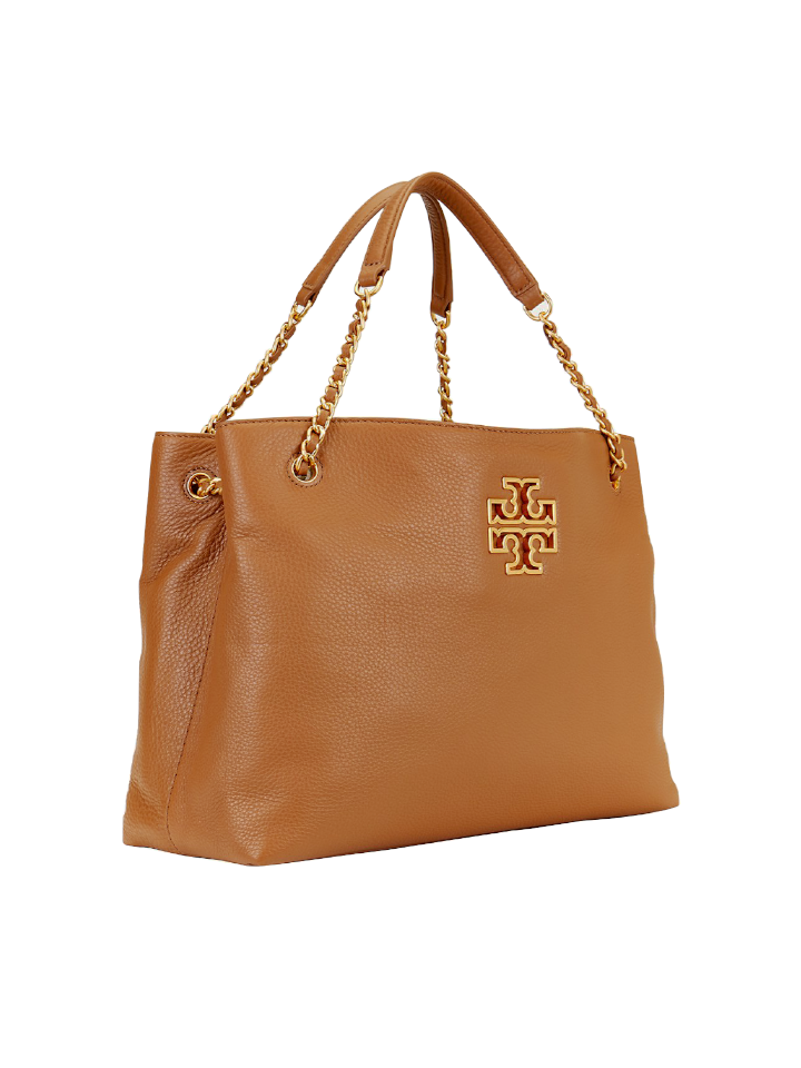 Tory Burch 60396 Britten Triple Compartment Tote Bark – Balilene