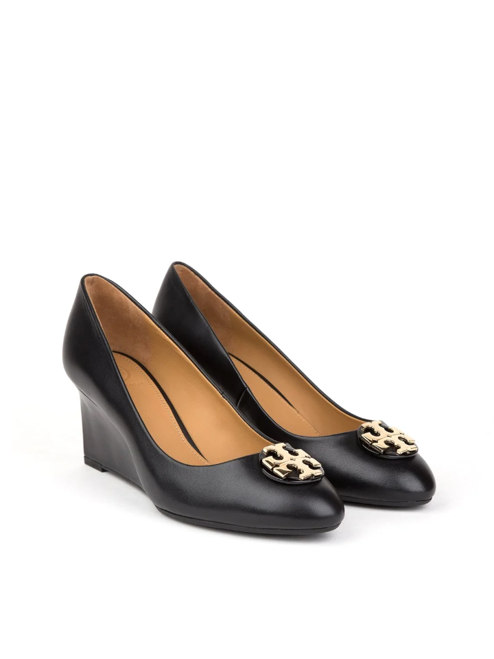 Tory Burch 60915 Claire 65mm Closed Toe Wedge Black – Balilene