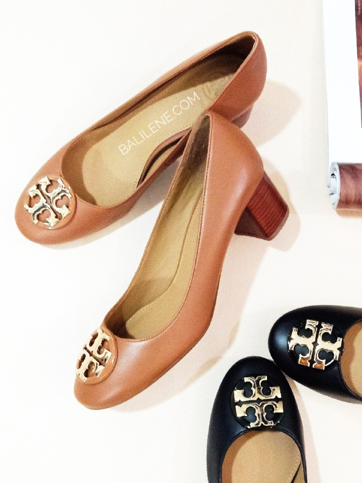 Tory Burch 61770 Claire 50mm Pump Calf Leather Royal Tan – Balilene