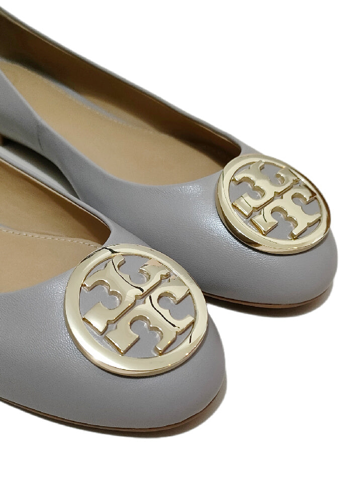 Tory Burch 64090 Benton 2 Ballet Flat Nappa Leather French Gray – Balilene