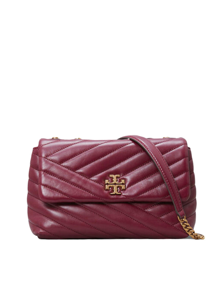 Tory Burch 64963 Kira Chevron Small Convertible Imperial Garnet – Balilene