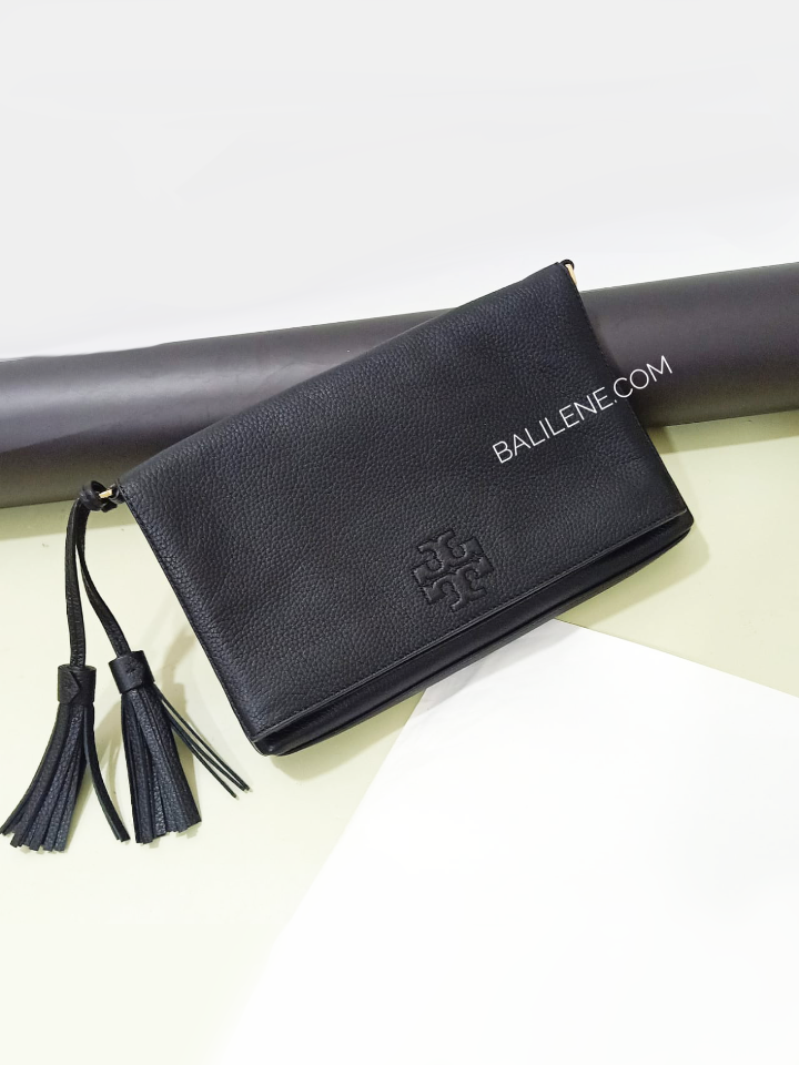 Tory Burch 67289 Thea Foldover Crossbody Black – Balilene