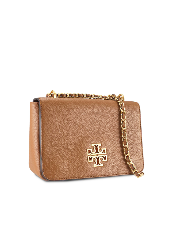 Tory Burch Britten Medium Adjustable Shoulder Bag Bark – Balilene