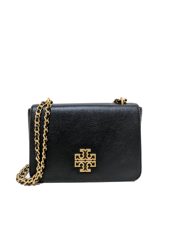 Tory Burch Britten Medium Adjustable Shoulder Bag Black – Balilene