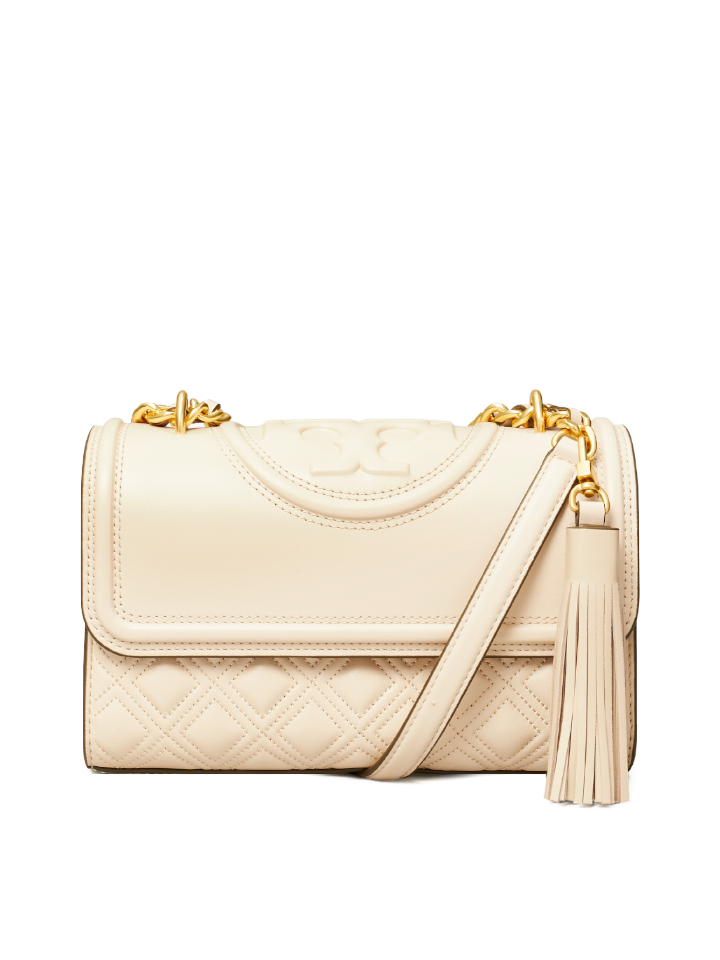 Tory Burch 75576 New Fleming Small Convertible Shoulder Bag New Cream –  Balilene