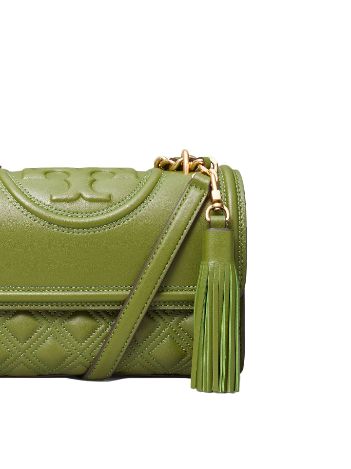 Tory Burch 75576 New Fleming Small Convertible Shoulder Bag Spinach –  Balilene