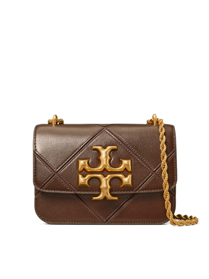 Tory Burch Eleanor Diamond Quilted Small Convertible Shoulder Bag Cold –  Balilene