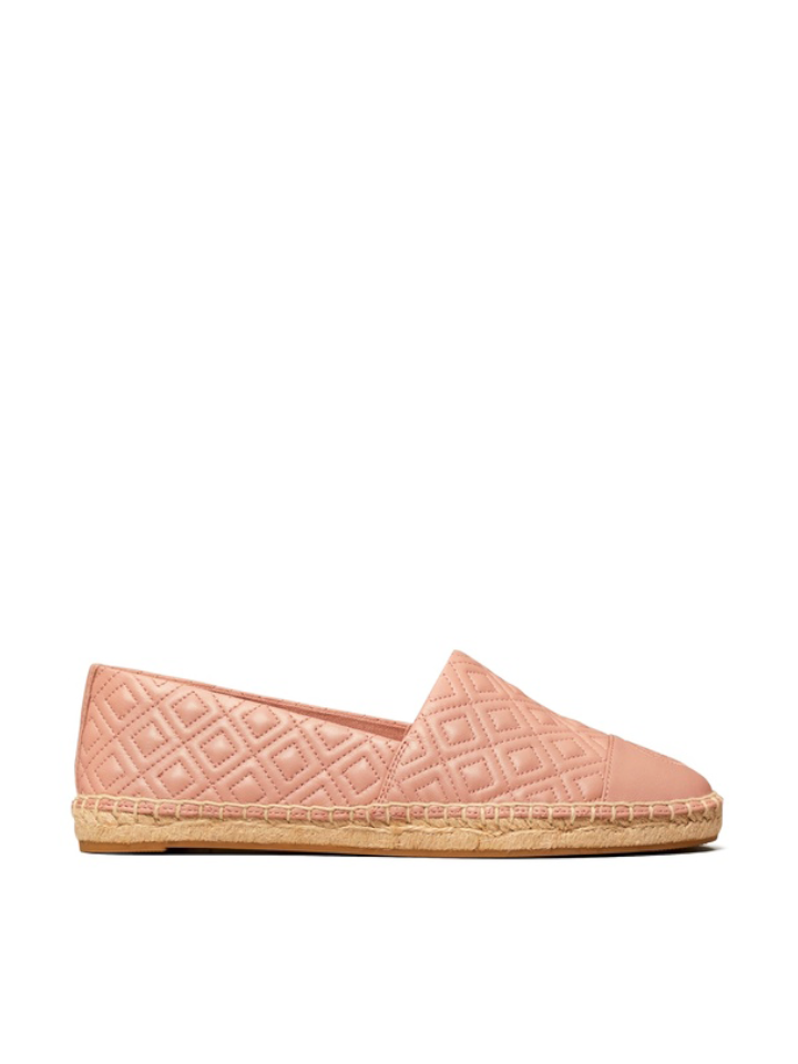 Tory Burch 75738 Quilted Flat Espadrille Pink Moon – Balilene