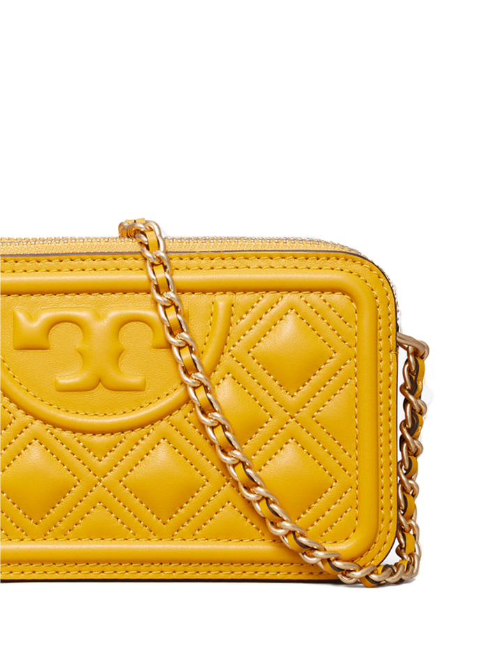 Tory Burch Fleming Double-Zip Mini Bag Golden Crest – Balilene