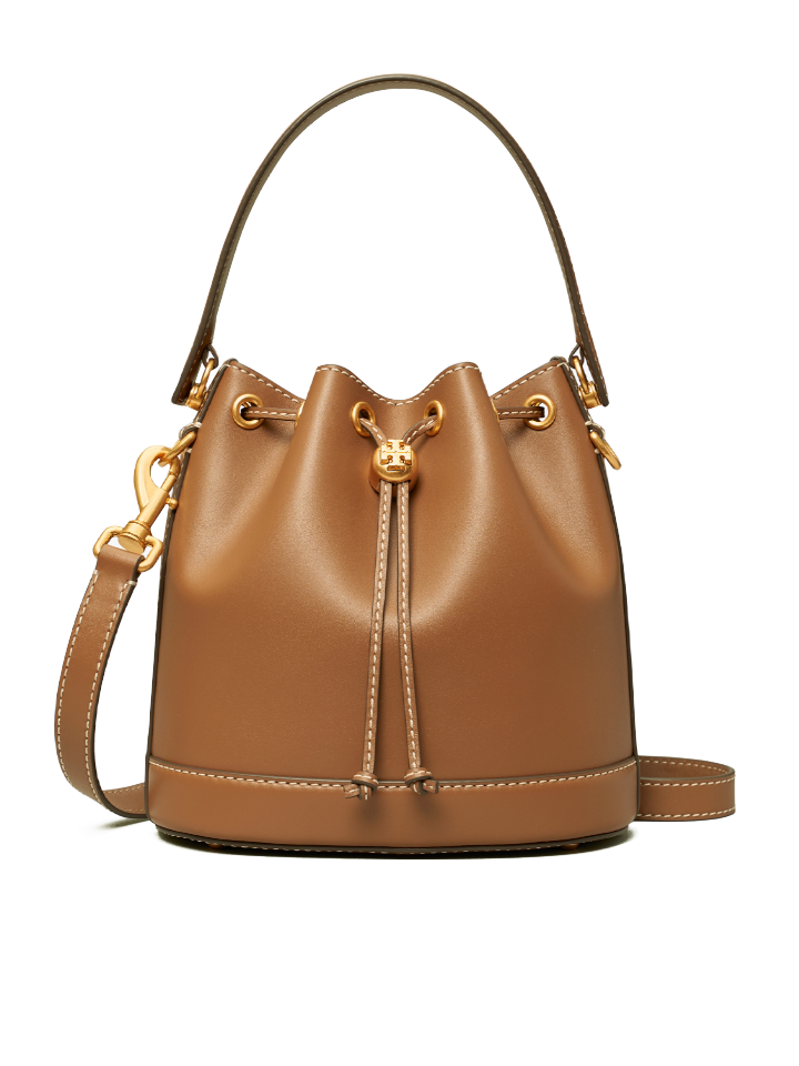 Tory Burch 80504 T Monogram Leather Bucket Bag Moose – Balilene