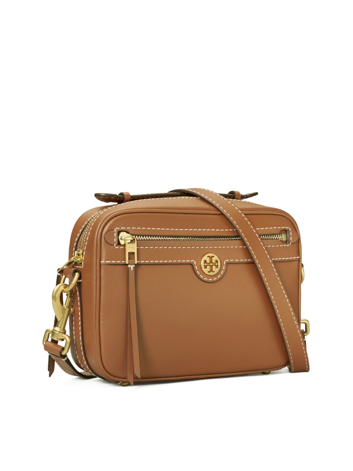 Tory Burch 80505 T Monogram Leather Camera Bag Moose – Balilene