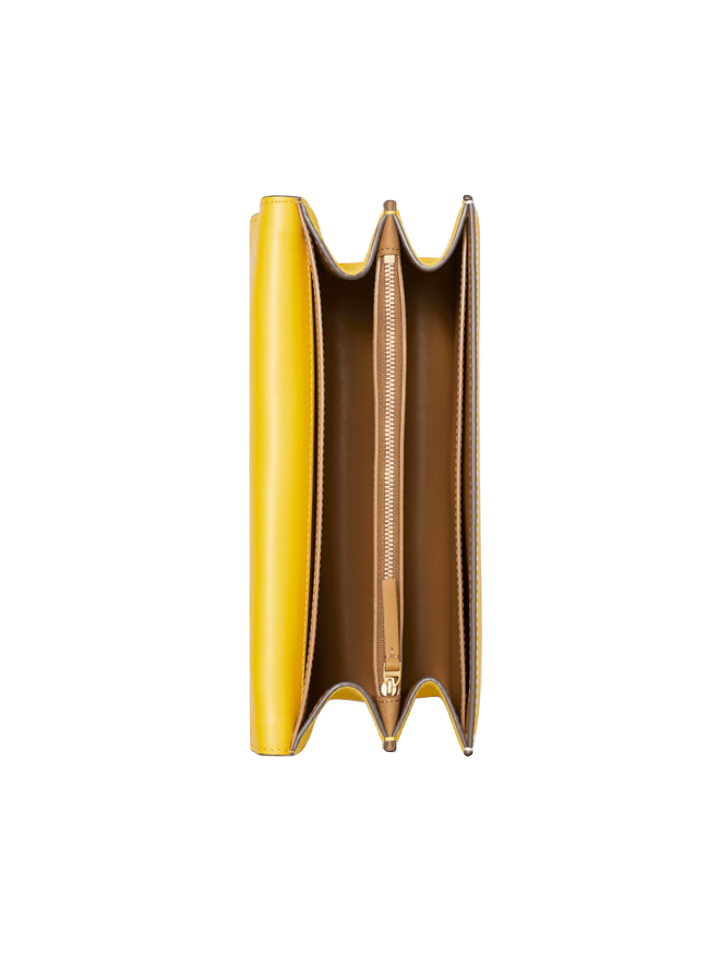 Tory Burch 81863 T Monogram Jacquard Shoulder Bag Goldfinch – Balilene