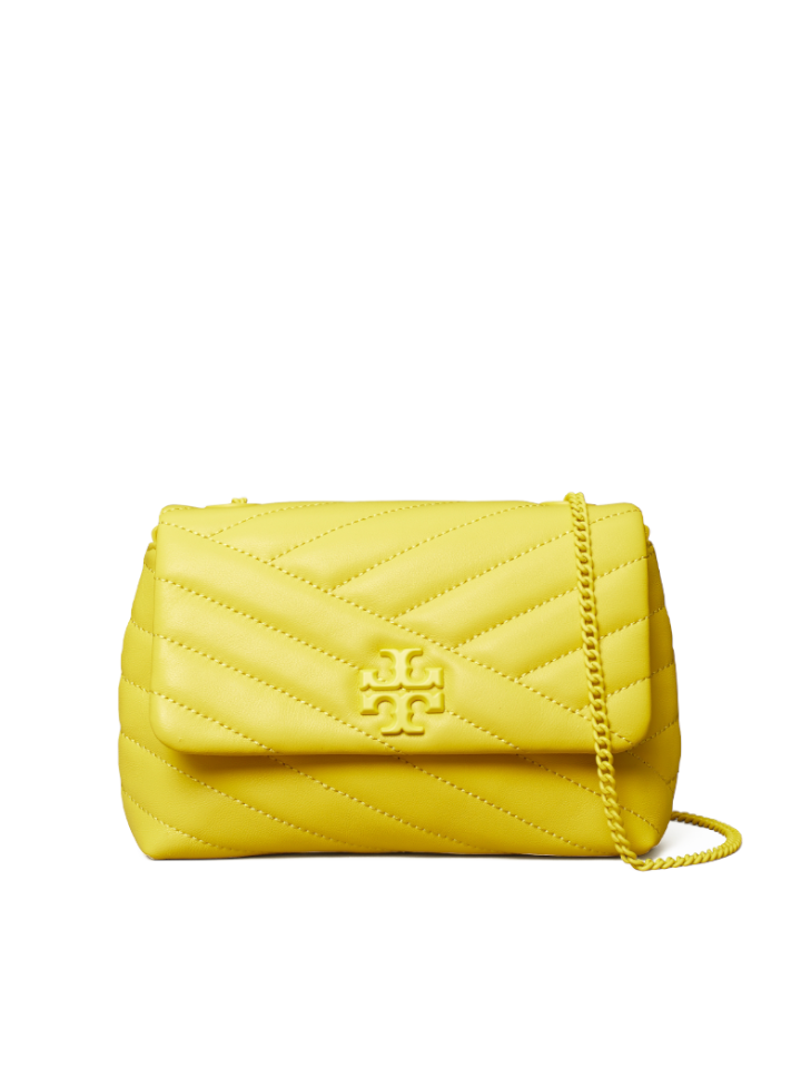 Tory Burch 82237 Kira Chevron Powder Coated Mini Bag Calendula – Balilene