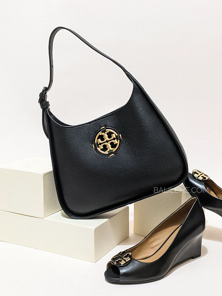 Tory Burch 82982 Miller Small Hobo Bag Black – Balilene