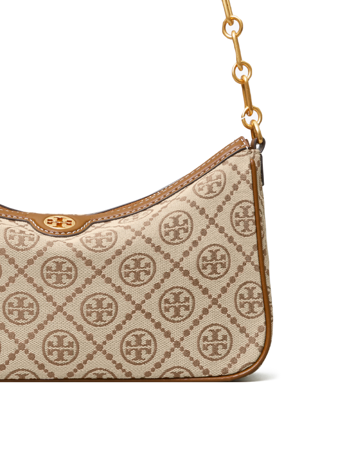 Tory Burch 85137 T Monogram Jacquard Studio Hazelnut – Balilene