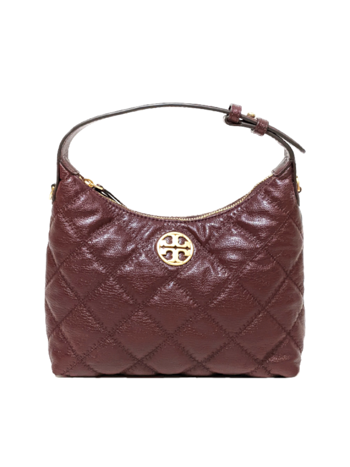 Tory Burch Willa Mini Hobo Bag Claret – Balilene