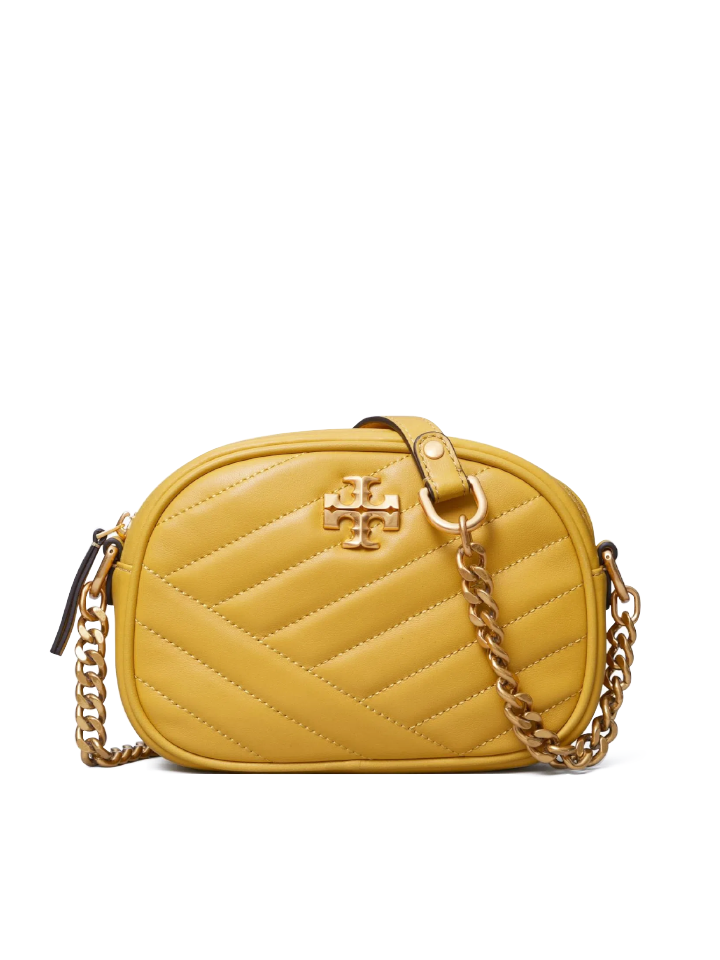 Tory Burch 90450 Kira Chevron Small Camera Bag Golden Sunset – Balilene