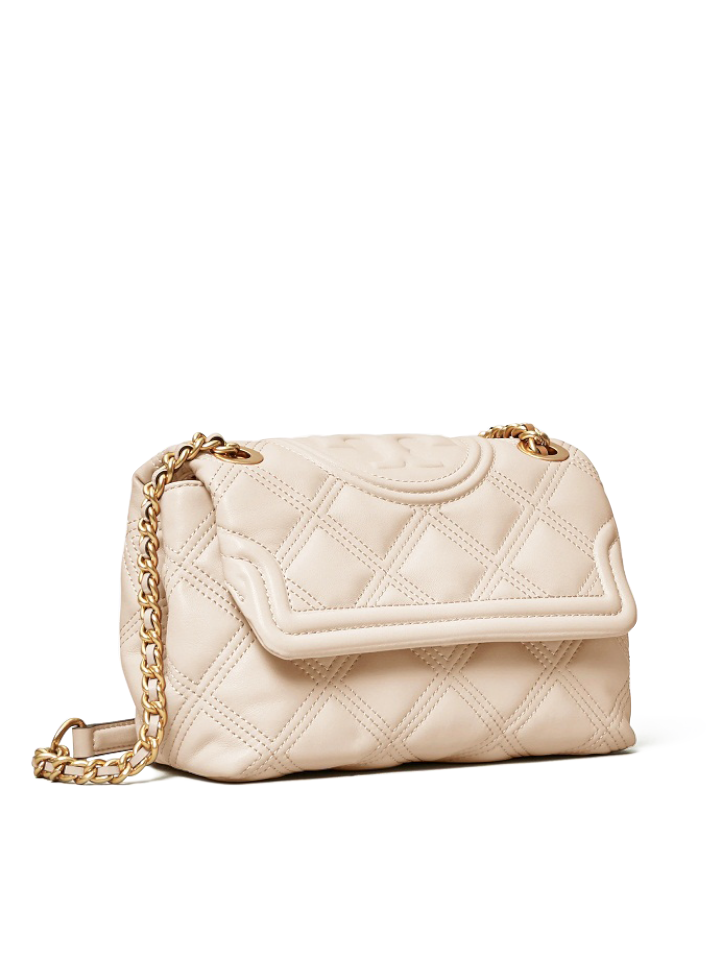 Tory Burch Fleming Soft Small Convertible Shoulder Bag New Cream – Balilene