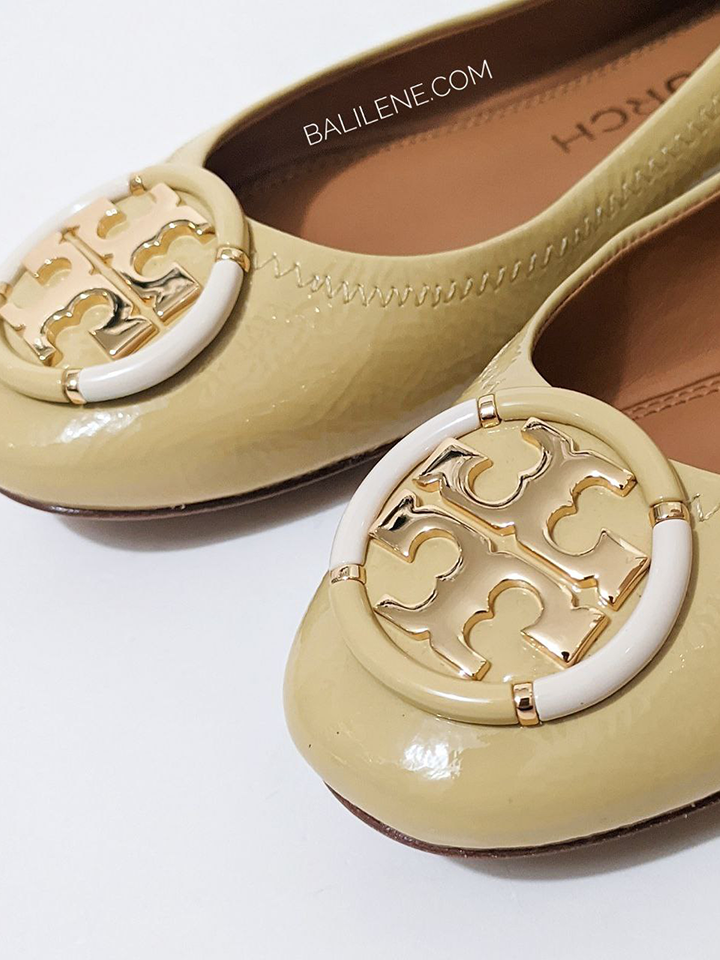 Tory Burch Multi-Logo Ballet Flat In Cornbread – Balilene