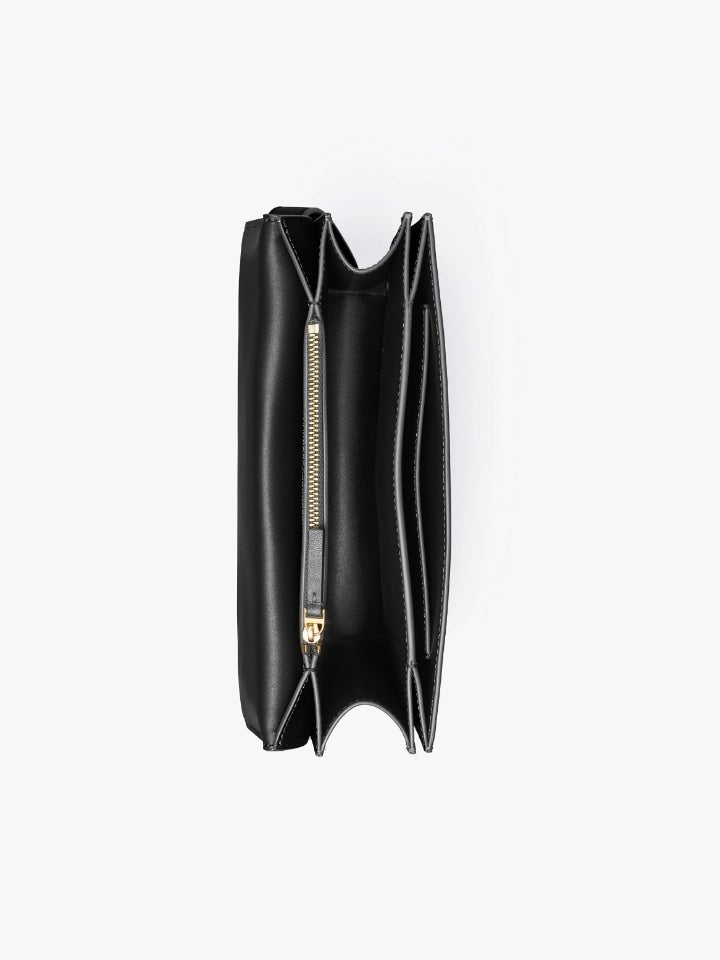 Tory Burch 75003 Eleanor Medium Convertible Shoulder Bag Black – Balilene