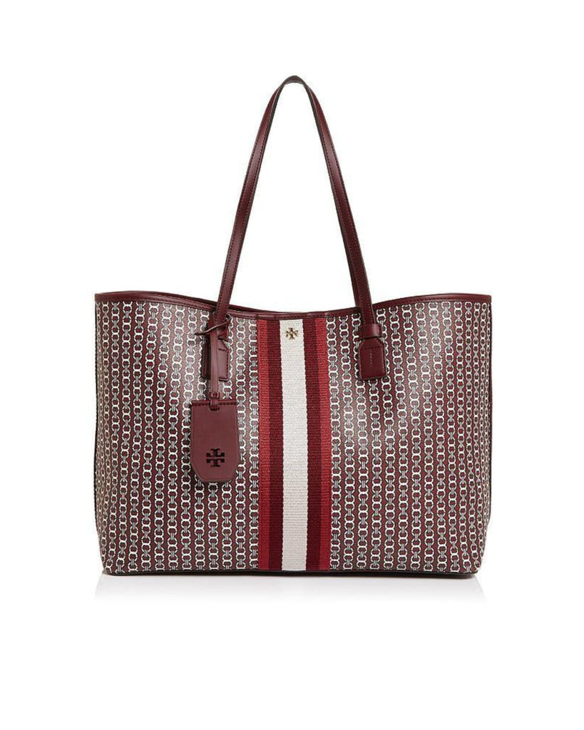 Tory Burch 53303 Gemini Link Tote Royal Burgundy – Balilene