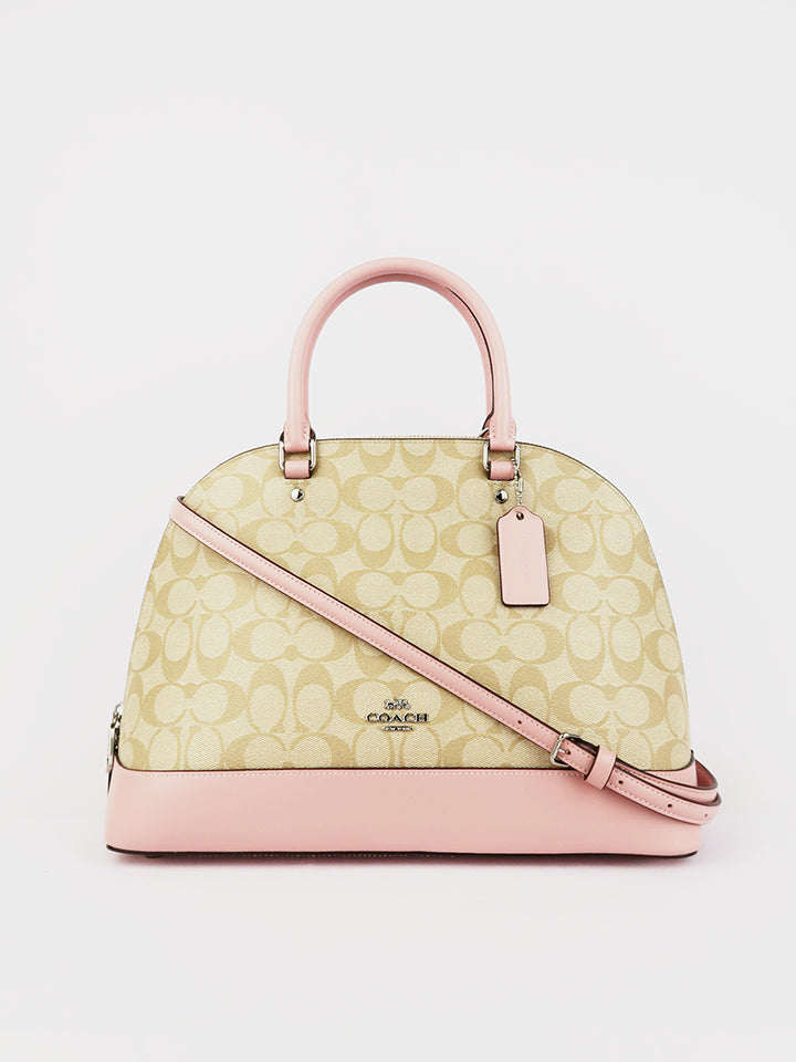 Coach F27584 Sierra Large Signature Light Khaki Carnation – Balilene