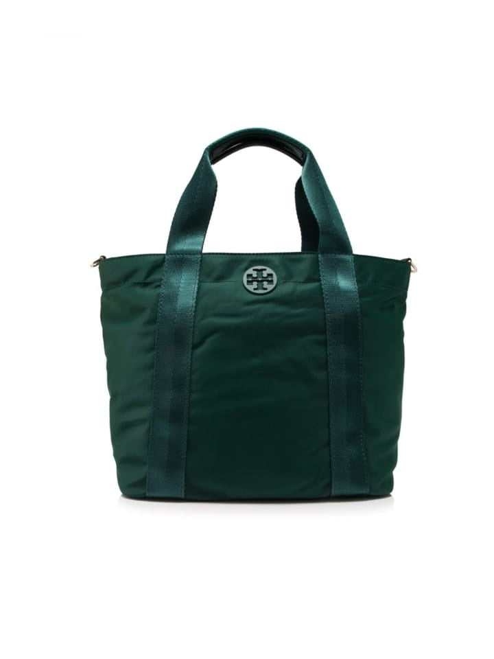 Tory Burch 41762 Quinn Small Zip Tote Malachite – Balilene