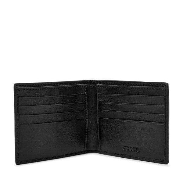 Dompet Pria Fossil Sml1392001 Lufkin Bifold Black – Balilene