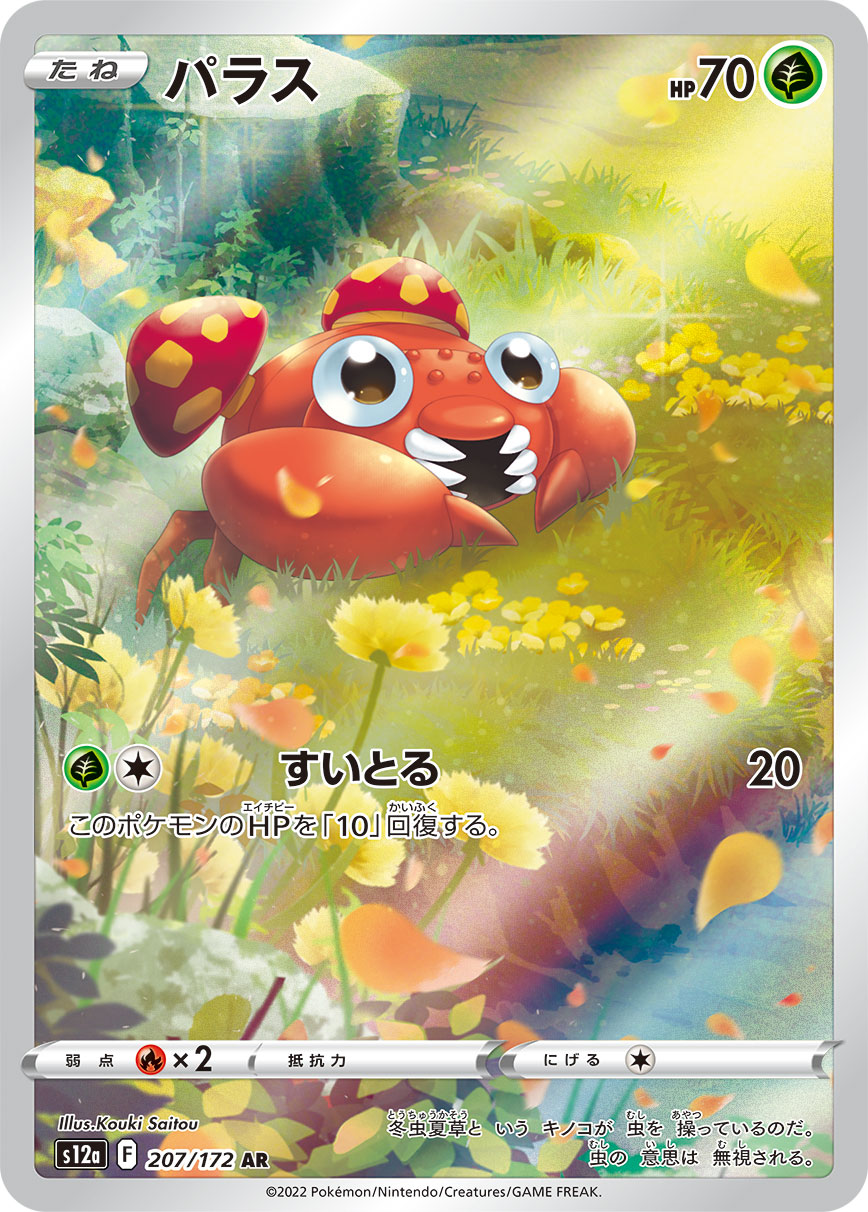 POKÉMON CARD GAME s12a 204/172 AR Bidoof