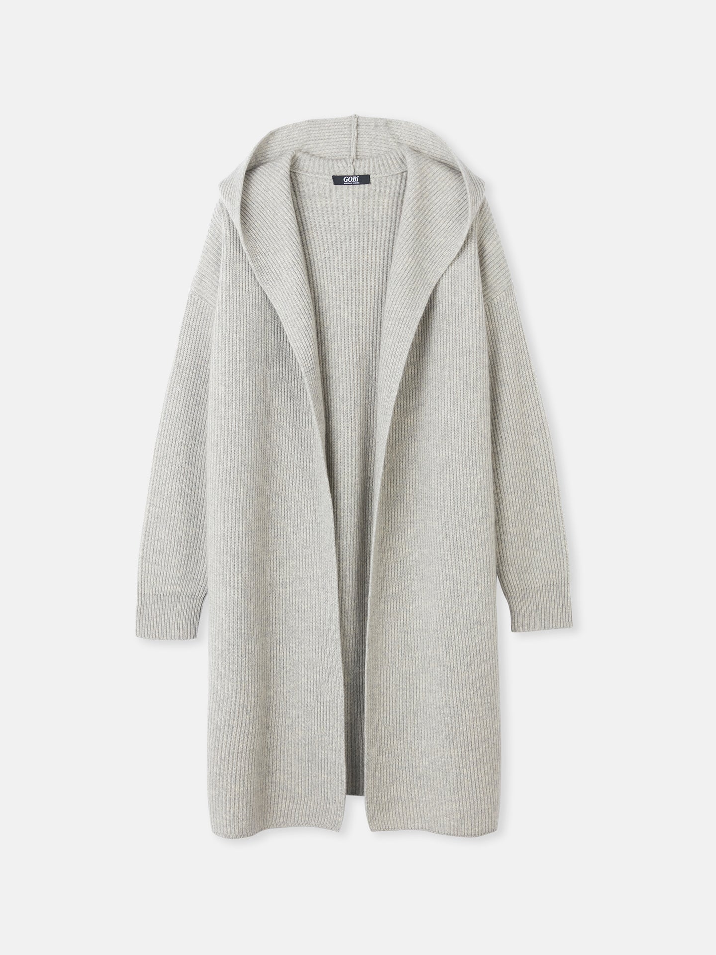 Organic Colour Open-Front Cashmere Cardigan