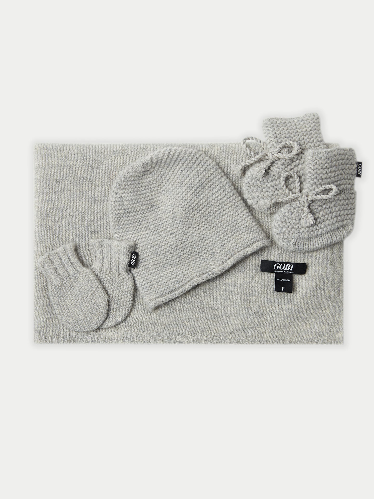 Unisex Cashmere Baby Set Dawn Blue - Gobi Cashmere