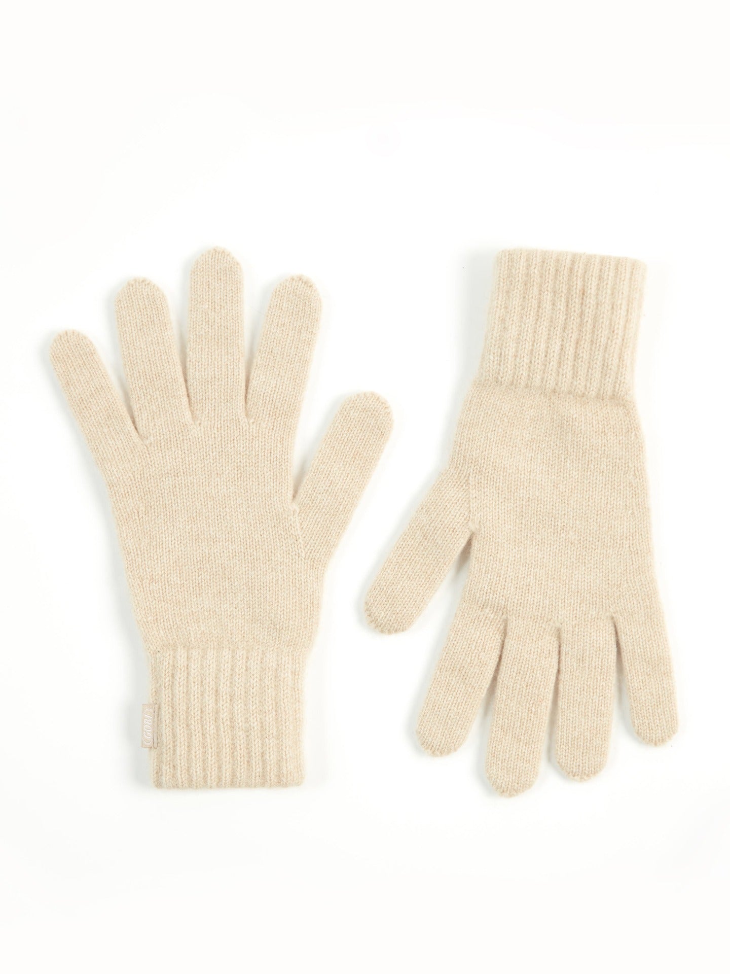 Women's Cashmere Gloves Beige - Gobi Cashmere