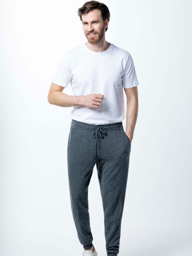 mens cashmere joggers