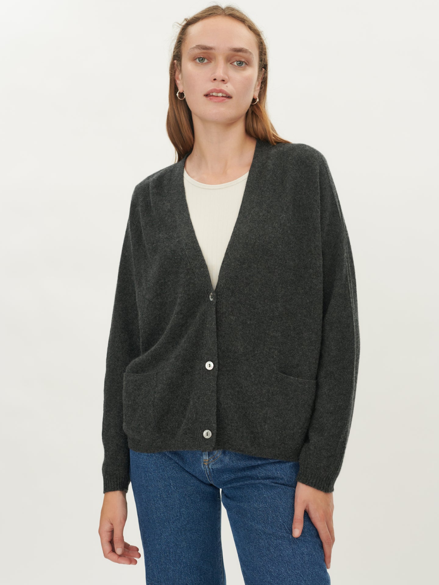 Gobi Cashmere Cardigan Women Pure Cashmere Cardigan