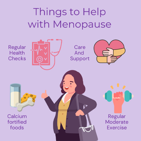 Things to help with menopause