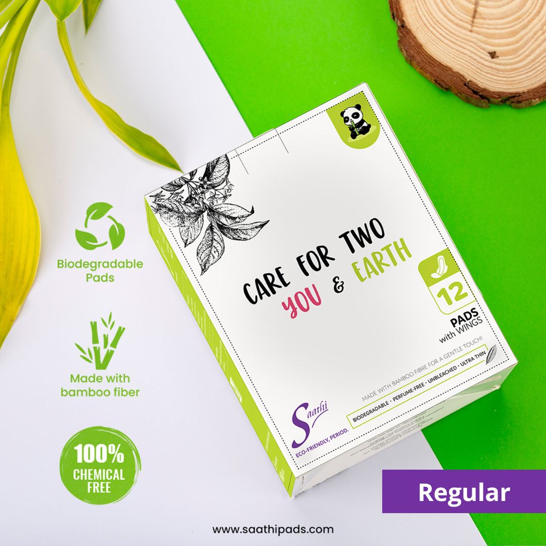 Viv Bamboo Biodegradable Menstrual Pads - Period Care Box