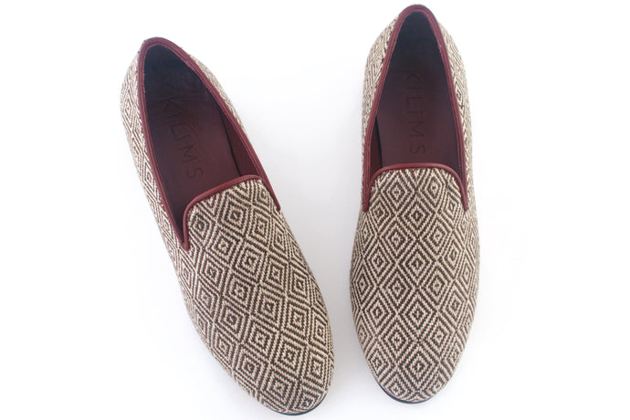 mens tweed slippers