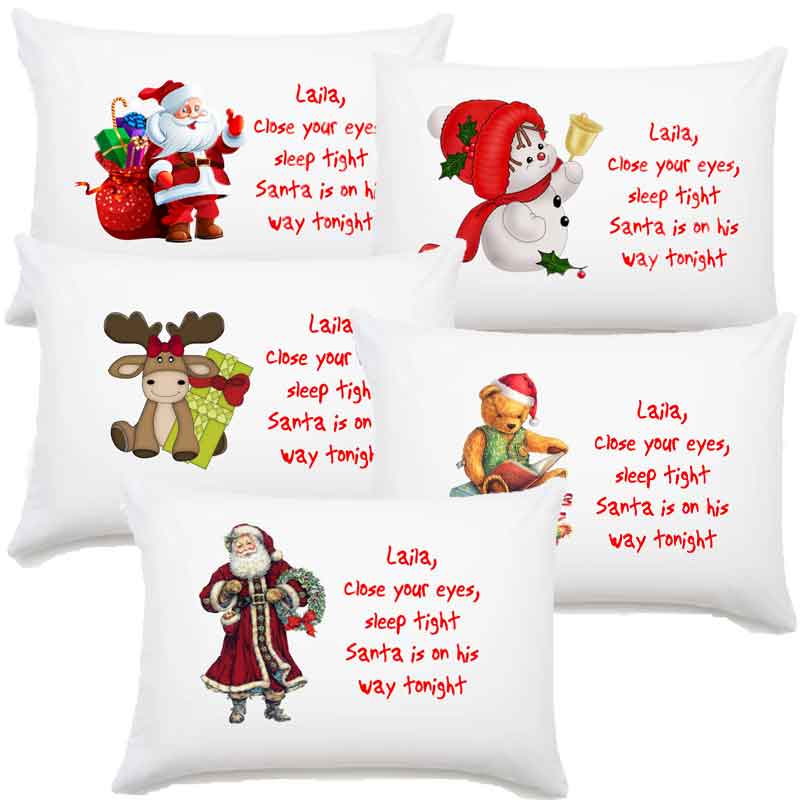 children's christmas pillowcases